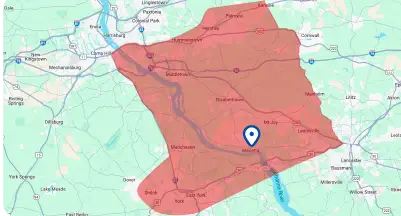 717 Mechanical Service area in Pennsylvania